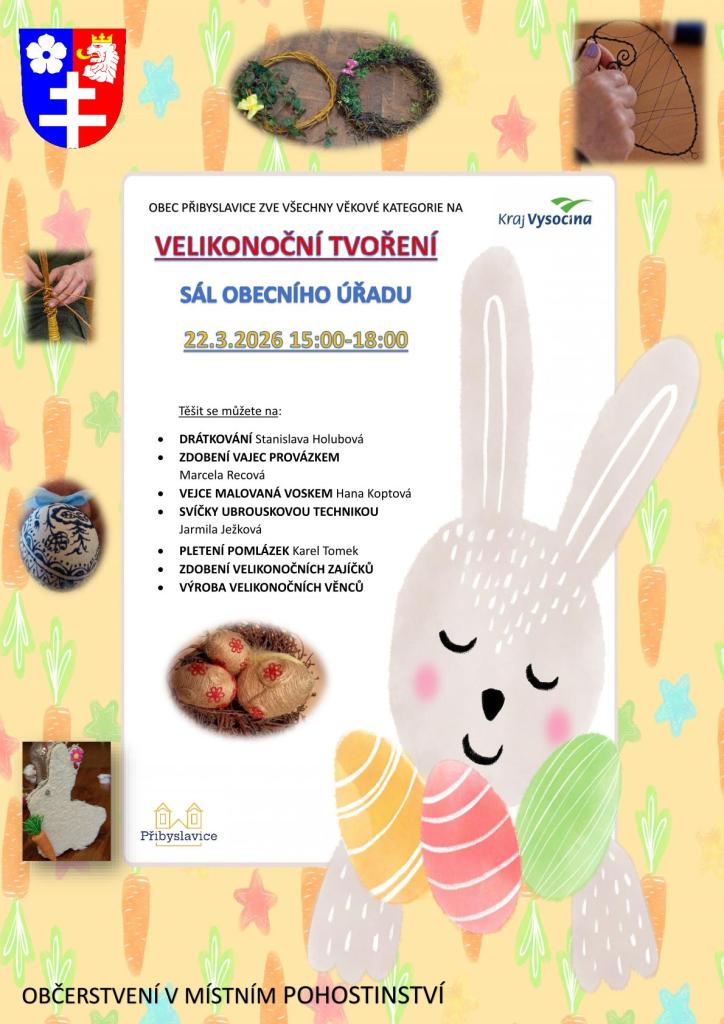 velikonoční tvoření s různými aktivitami