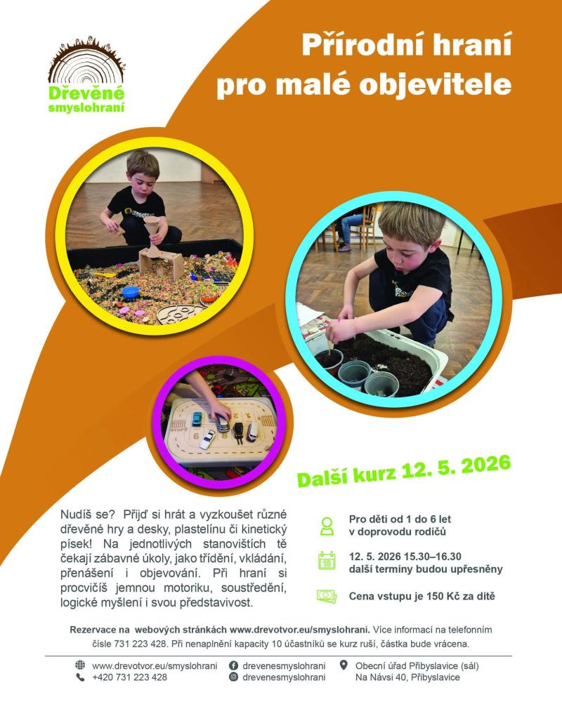 hraní s dřevěnými hračkami